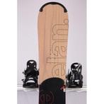 155 snowboard ELAN EXPLORE R, black/wood, woodcore, carbon,, Sport en Fitness, Snowboarden, Verzenden, Gebruikt