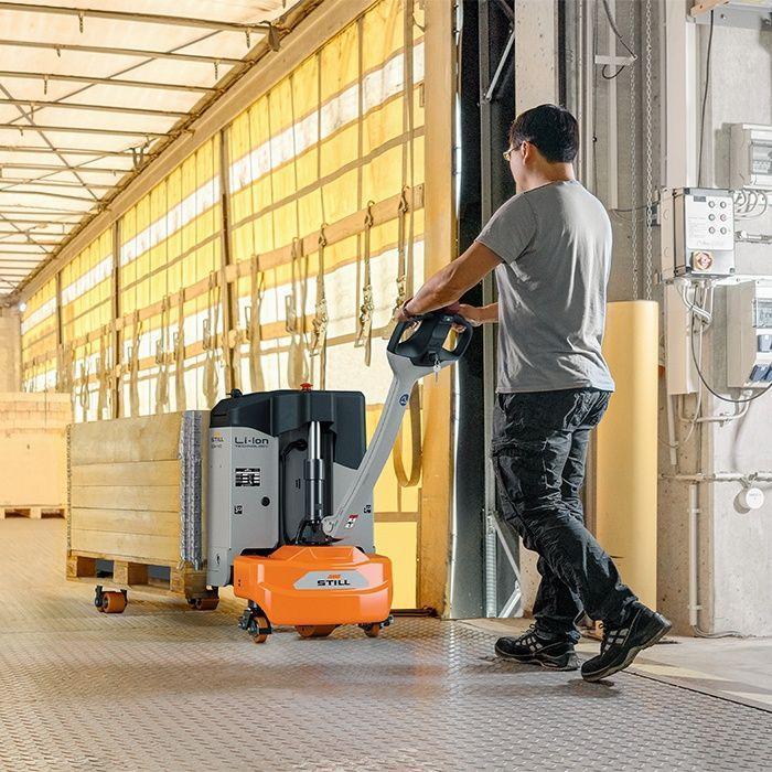 Elektrische pompwagen EXH 14C, Zakelijke goederen, Machines en Bouw | Heftrucks en Intern transport, Heftruck, Elektrisch, 1000 tot 2000 kg