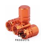 TT-products ventieldopppen hexagon orange aluminium 4 stuks, Ophalen of Verzenden, Nieuw