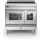 Ilve PDI096WE3/SS fornuis inductie rvs - 90 cm. breed, Verzenden, 60 cm of meer, Nieuw, Energieklasse A of zuiniger