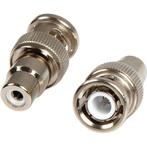 5 Stuks BNC krimp connector RG59 male - female RCA, Ophalen of Verzenden, Nieuw