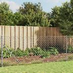 vidaXL Gaashek met flens 1x25 m zilverkleurig, Verzenden, Nieuw, IJzer, 1 tot 2 meter