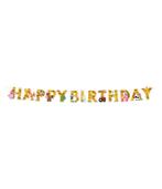 Boerderij Letterslinger Happy Birthday 2,5m, Hobby en Vrije tijd, Feestartikelen, Verzenden, Nieuw