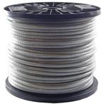 Staalkabel 4/5 mm geplastificeerd 100 meter op rol, Verzenden, Nieuw