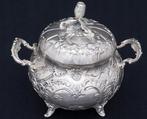 Suikerkom (3) - Antique Hanau 800 Silver Sugar Bowl &, Antiek en Kunst