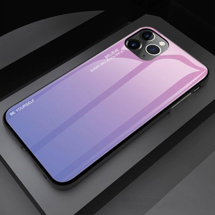 iPhone 12 Mini Hoesje Gradient - TPU en 9H Glas - Shockproof, Telecommunicatie, Mobiele telefoons | Hoesjes en Frontjes | Apple iPhone