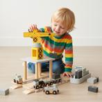 Houten Zeehavenkraan met Autoschip – Haven Speelset met, Kinderen en Baby's, Speelgoed | Houten speelgoed, Ophalen of Verzenden