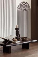 WOOOD Cali Salontafel - Mangohout - Zwart - 55x120x28 cm, Verzenden, Nieuw