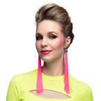 Festival Oorbellen Neon Roze (20cm), Hobby en Vrije tijd, Ophalen of Verzenden, Nieuw