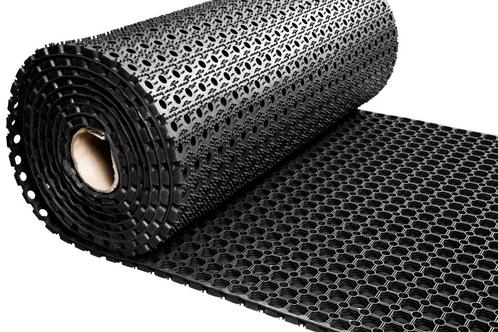 Rubber ringmat op rol - Dikte 16 mm - Breedte 100 cm, Tuin en Terras, Deurmatten, Verzenden