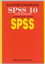 SPSS 10 (Basishandboek) 9789055481132 A. de Vocht, Verzenden, Gelezen, A. de Vocht