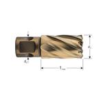 Rotec HSS-XE Kernboor Gold-line, UNI, ø12X55, Doe-het-zelf en Verbouw, Gereedschap | Boormachines, Verzenden, Nieuw