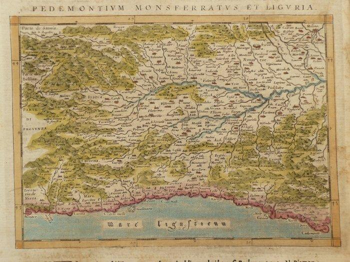 Italië - Torino / Genua / Piemonte; J.A. Magini -, Boeken, Atlassen en Landkaarten