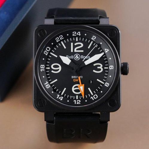 Bell & Ross - BR 01-93 GMT - BR01-93-S0--01396 - Heren -, Sieraden, Tassen en Uiterlijk, Horloges | Heren