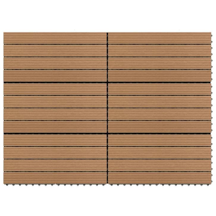 Terrastegels bruin 6st | Tweedekansje, Tuin en Terras, Aarde en Mest, Ophalen of Verzenden