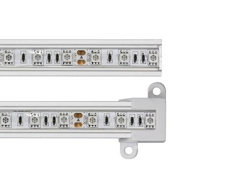 LED strip 50cm - Aluminium Profiel - IP65 - RGB - Male +, Auto-onderdelen, Verlichting, Ophalen of Verzenden
