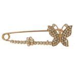 Fako Bijoux® - Sierspeld / Sjaalspeld - Vlinders - Kristal -, Verzenden, Nieuw