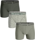 Bjorn Borg Boxers Cotton Stretch 3-Pack Groen maat XL Heren, Verzenden, Groen, Bjorn Borg, Boxer