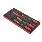 Houtbeitelset en klauwhamer in metal opbergbox, Doe-het-zelf en Verbouw, Gereedschap | Handgereedschap, Ophalen of Verzenden, Nieuw