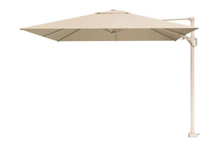 Platinum Challenger Zweefparasol T2 premium - 3x3 m., Tuin en Terras, Parasols, Zweefparasol, Nieuw, Kantelbaar, Verzenden