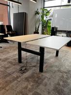 Kantoorinrichting Met Refurbished Duo Zit Sta Bureaus, Huis en Inrichting, Verzenden, In hoogte verstelbaar, Zo goed als nieuw
