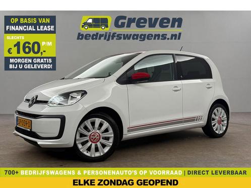 Volkswagen up! 1.0 up! Beats-Audio Airco Cruise LED PDC LMV, Auto's, Volkswagen, Handgeschakeld, Benzine, Wit, Verzenden