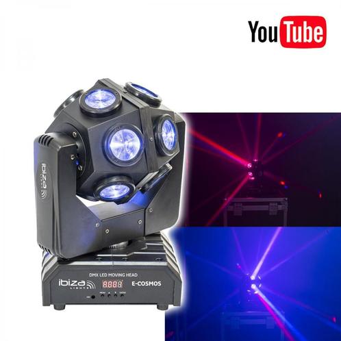 Ibiza Light E-cosmos 4-in-1 RGBW LED Moving Head 12x10W DMX, Muziek en Instrumenten, Licht en Laser, Overige typen, Nieuw, Verzenden