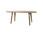 Eettafel SIlkeborg organisch mangohout 200x100 cm, Huis en Inrichting, Tafels | Eettafels, Ophalen of Verzenden, Nieuw