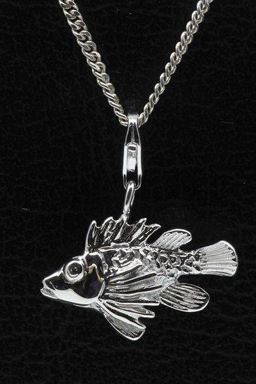 Zilveren Tropische vis hanger en/of bedel, Sieraden, Tassen en Uiterlijk, Bedels, Verzenden