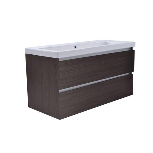 Badkamermeubel Wiesbaden Vision 80x46 met wastafel Houtnerf, Doe-het-zelf en Verbouw, Sanitair, Bad, Nieuw, Ophalen of Verzenden