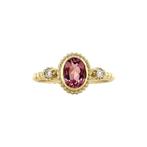 Pattie ring 14 krt - Pink Sakura, Ophalen of Verzenden, Nieuw