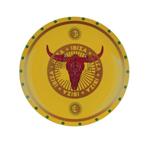 Dinerbord - Geel - 28 cm - Rond - Porselein - Design by, Huis en Inrichting, Keuken | Servies, Verzenden, Nieuw