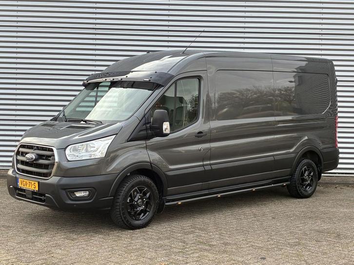 Ford Transit 350 2.0 TDCI L3H2 Zonneklep Trekhaak Airco Crui, Auto's, Bestelauto's, Lease, Handgeschakeld, Overige kleuren, Ford