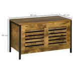 TRUUSK Houten Kist In Industrieel Design, Dressoir, Lamellen, Verzenden, Nieuw