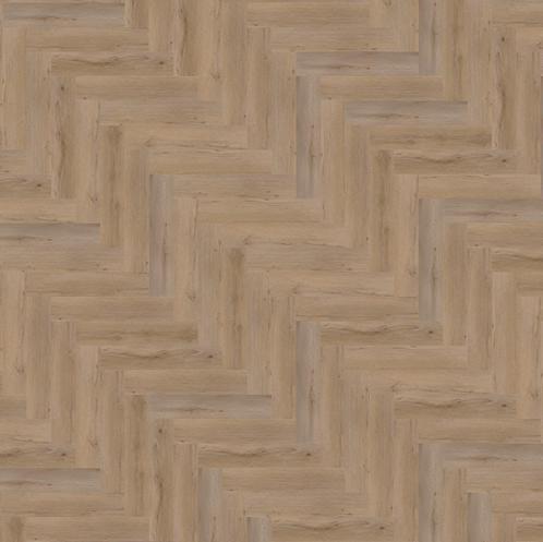 METZ Visgraat Plak Pvc Herringbone NATURAL DRYBACK (, Doe-het-zelf en Verbouw, Vloerdelen en Plavuizen, Ophalen of Verzenden