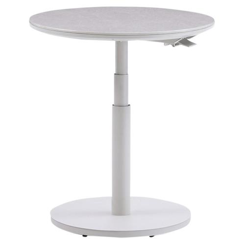 San Sebastian verstelbare bijzettafel 59xH45-65 cm rond, Tuin en Terras, Tuintafels, Nieuw, Ophalen of Verzenden