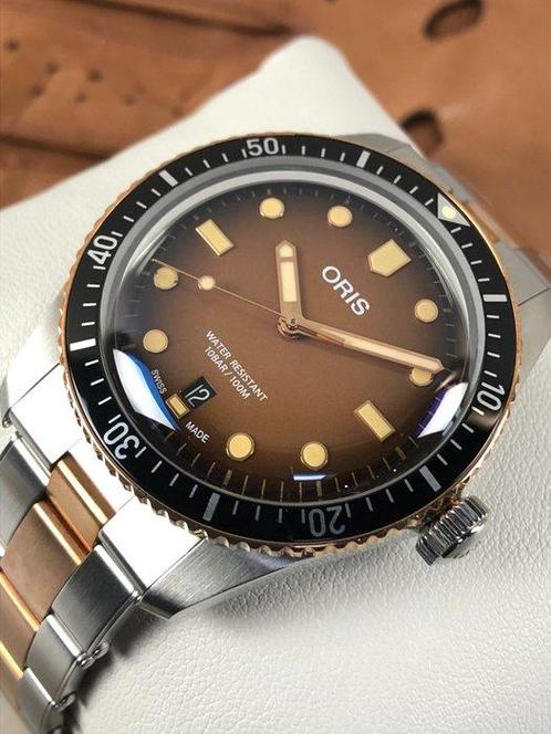 Oris - Divers Sixty-Five Automatic Bronze - 01 733 7707, Sieraden, Tassen en Uiterlijk, Horloges | Heren