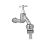 Bonfix Sanitaire tapkraan met slangkoppeling 1/2, Ophalen of Verzenden, Nieuw, Chroom, Kraan