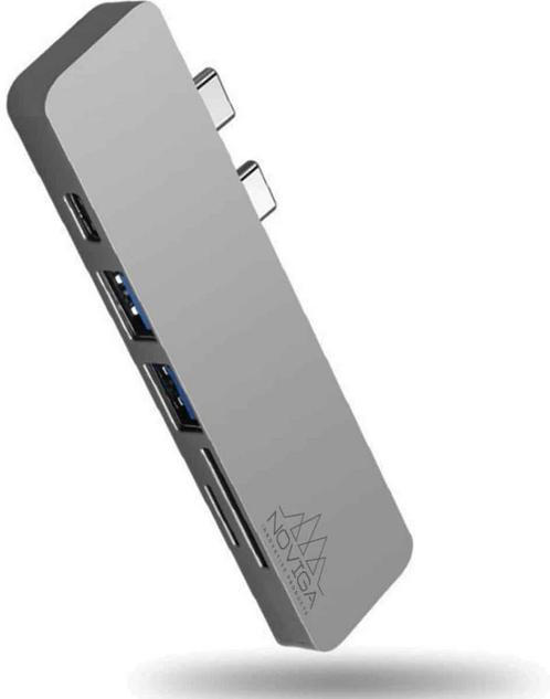 MacBook hub USB c naar USB 3.0, SD, TF en Thunderbolt 3, Telecommunicatie, Mobiele telefoons | Telefoon-opladers, Nieuw, Ophalen of Verzenden