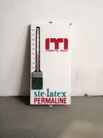 Ste latex Permaline - Emaille plaat met thermometer -, Antiek en Kunst