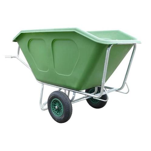 Fort volume kruiwagen 500 liter met 2 wielen, GROEN, Zakelijke goederen, Agrarisch | Werktuigen, Ophalen of Verzenden