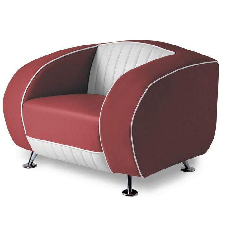 Bel Air Sofa Delucas Retro SF01CB Ruby Eenzitter, Huis en Inrichting, Banken | Bankstellen, Ophalen