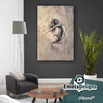 Kunstwerk Zwaartekracht als print op Dibond beschikbaar voor biedingen