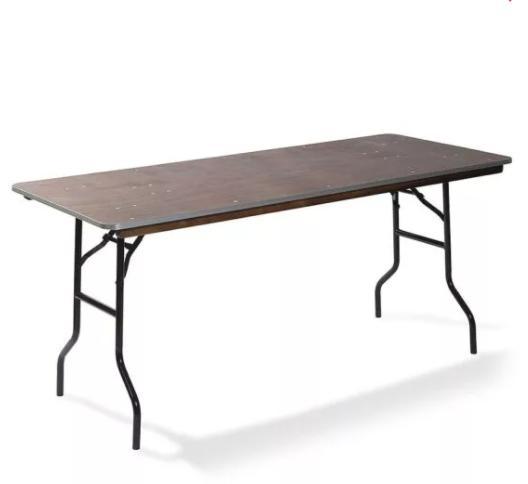 Diner Tafel Hout Recht | 122x76x(h)76cm | Zwart-Hout, Zakelijke goederen, Horeca | Keukenapparatuur, Verzenden