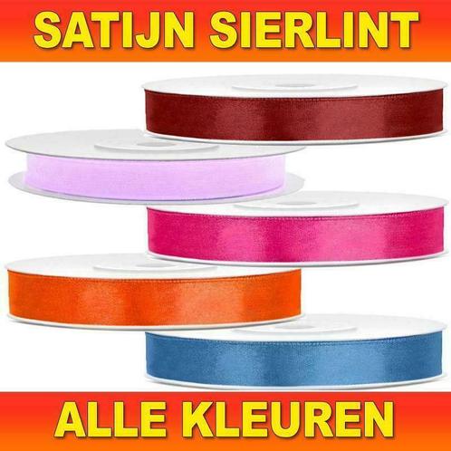 Satijn lint in alle kleuren - Mega aanbod satijn lint