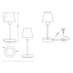 LED Tafellamp - Tafelverlichting - Trion Siu - E14 Fitting -, Huis en Inrichting, Ophalen of Verzenden, Nieuw, Metaal