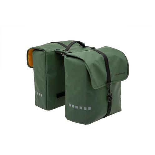 New Looxs Dubbele Fietstas Odense green MIK 39L, Fietsen en Brommers, Fietsaccessoires | Fietstassen, Nieuw, Verzenden