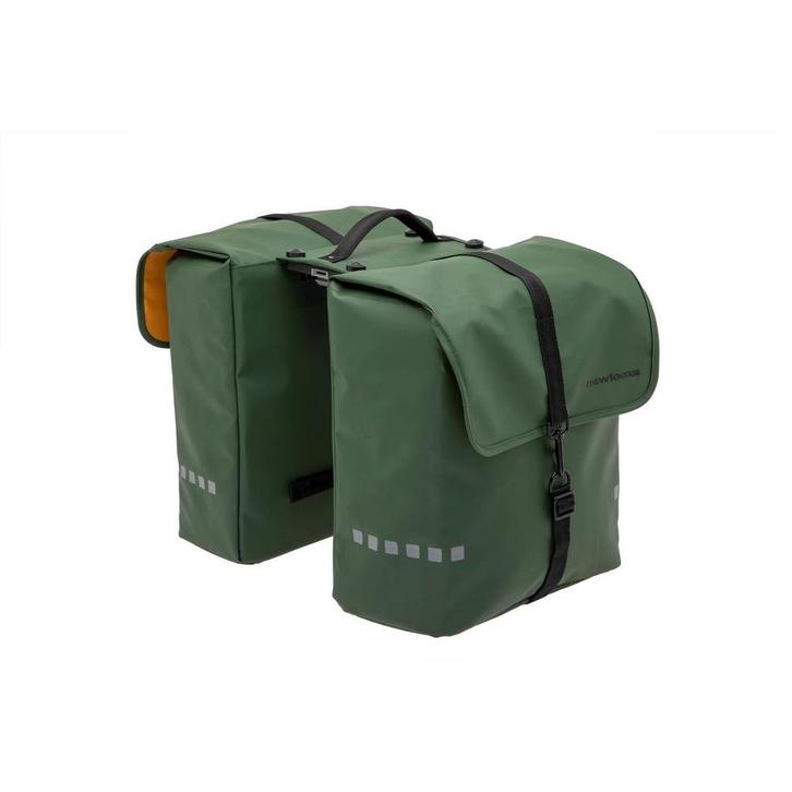 New Looxs Dubbele Fietstas Odense green MIK 39L, Fietsen en Brommers, Fietsaccessoires | Fietstassen, Nieuw, Verzenden