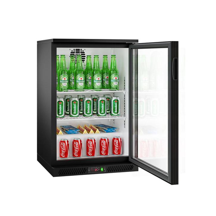 GGM Gastro | Barkoelkast - 600mm - 126 liter - met 1 glazen, Witgoed en Apparatuur, Koelkasten en IJskasten, Nieuw, Verzenden
