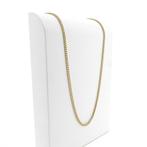 8 Krt. Lange gourmetschakel ketting | 62 cm, Sieraden, Tassen en Uiterlijk, Antieke sieraden, Ophalen of Verzenden, Goud